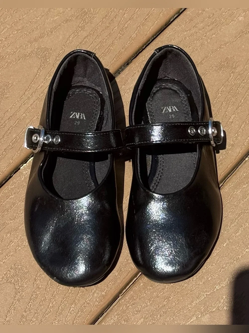 Zara Kids Buckle Mary Janes